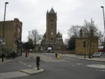 2013 Melange Rose and Crown Ealing: General photo of St Mary's Church in St Mary's Road, Ealing. Photo: Keith Littlejohns.