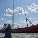 Leaving on way back to West Mersea pier.