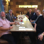 2018 Melange, Rose & Crown Ealing L-R Graham Watt, Keith Littlejohns, Martin MacGregor, Tomas Maramaros, Alan Crump, Bob Harrington.